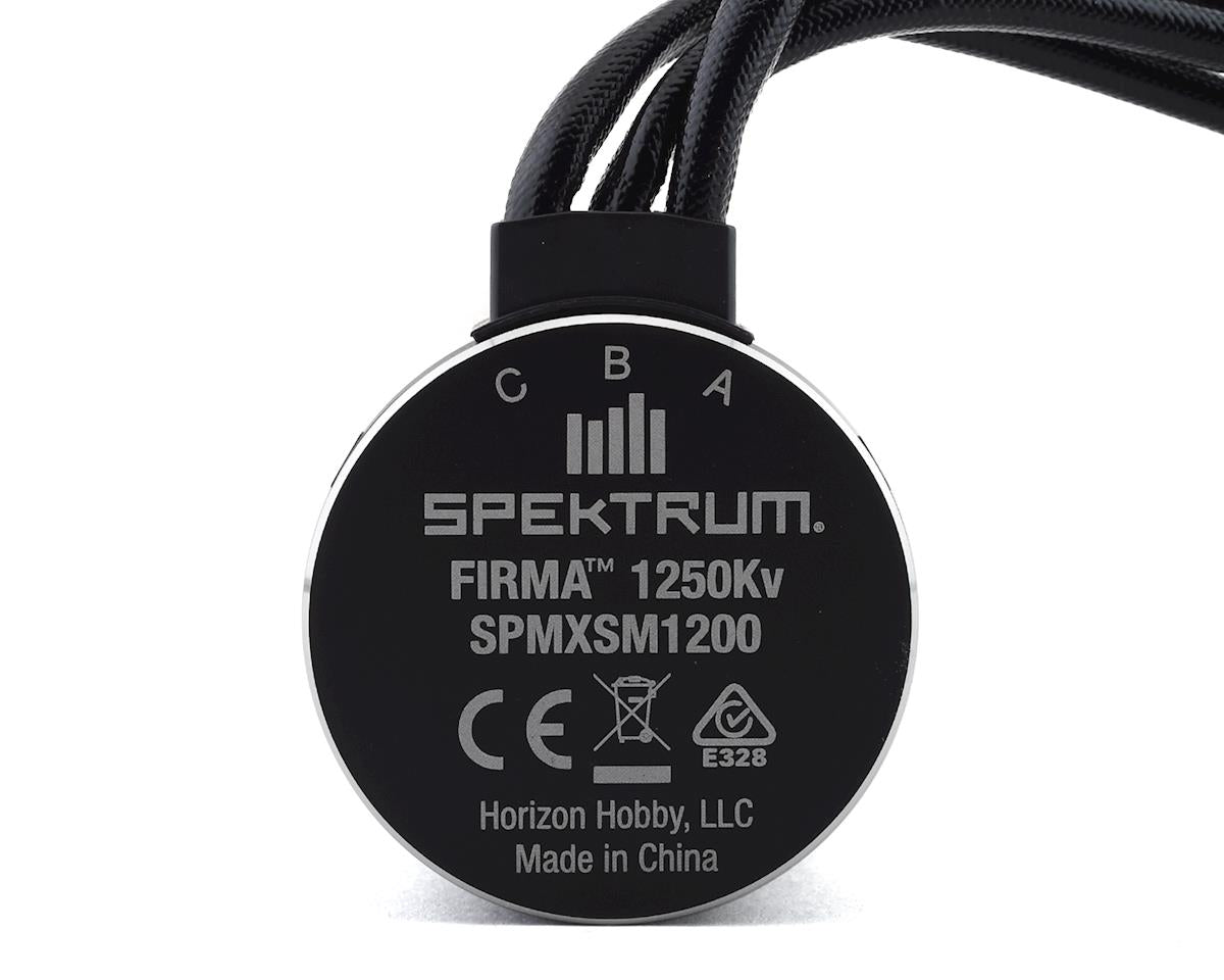 Spektrum SPMXSM1200 Firma 1250Kv 6.5mm Bullet Brushless Motor : 1/5 KRATON
