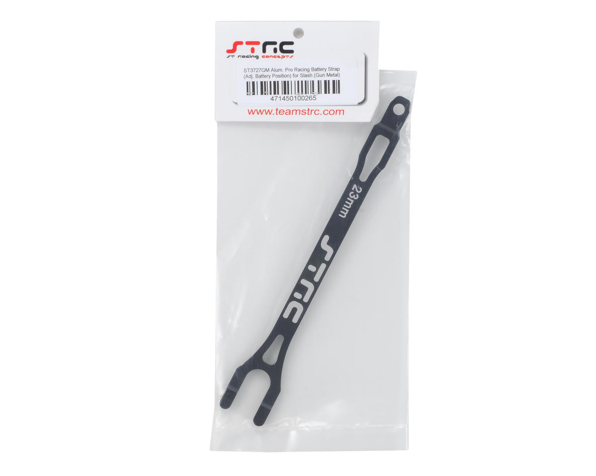 ST Racing Concepts Aluminum Battery Strap (Gun Metal)Traxxas Slash 2wd