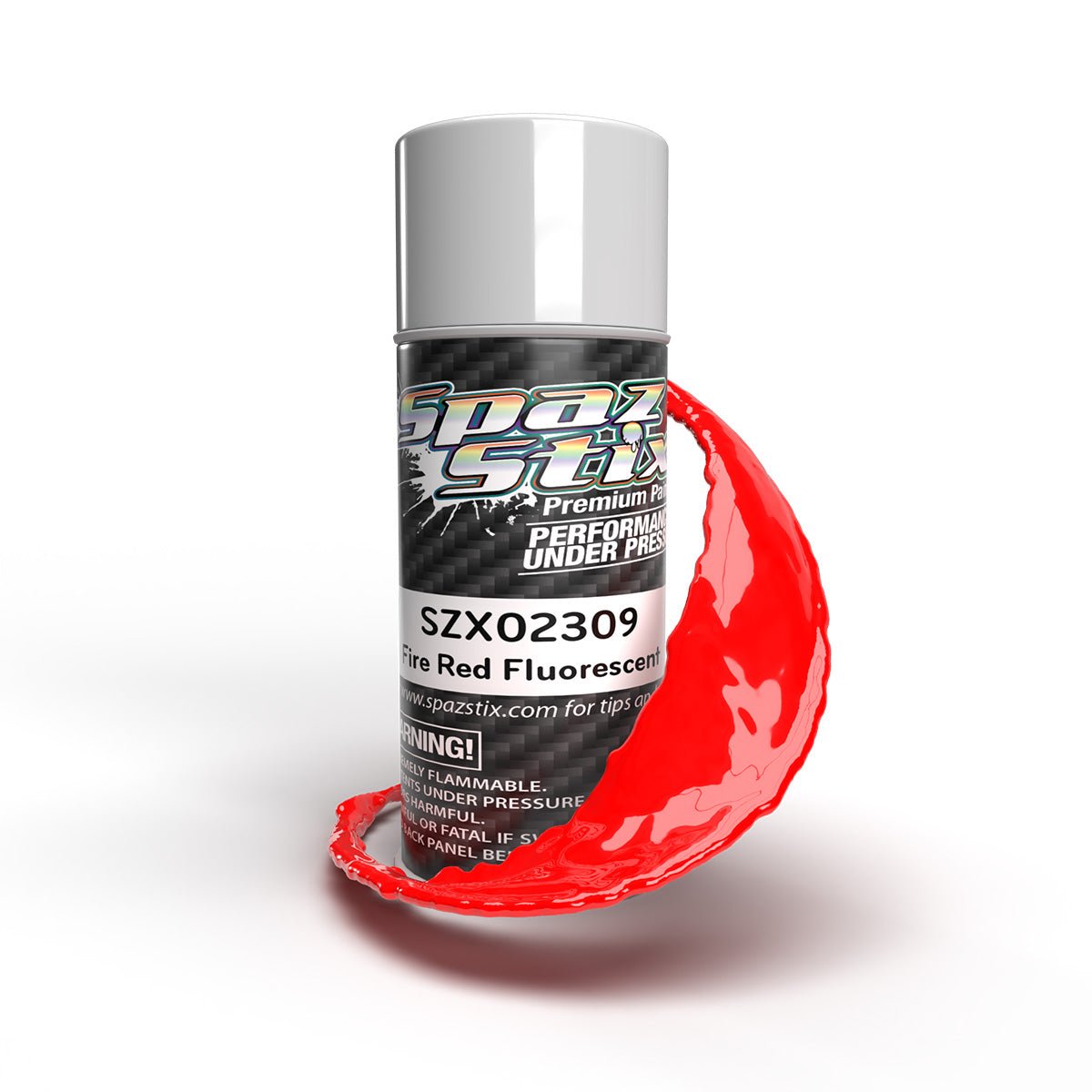 Spaz Stix "Fire Red" Fluorescent Spray Paint (3.5oz)