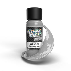 Spaz Stix Battleship Gray Airbrush Ready Paint, 2oz Bottle