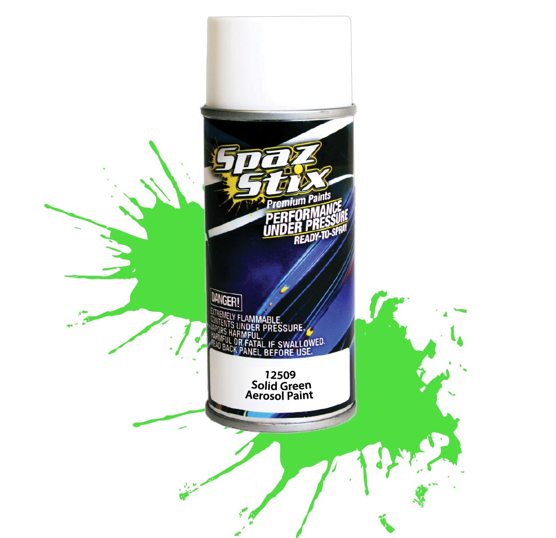 Spaz Stix "Solid Green" Spray Paint (3.5oz)