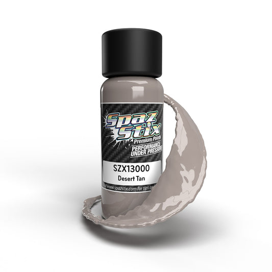 Spaz Stix Desert Tan Airbrush Ready Paint, 2oz Bottle