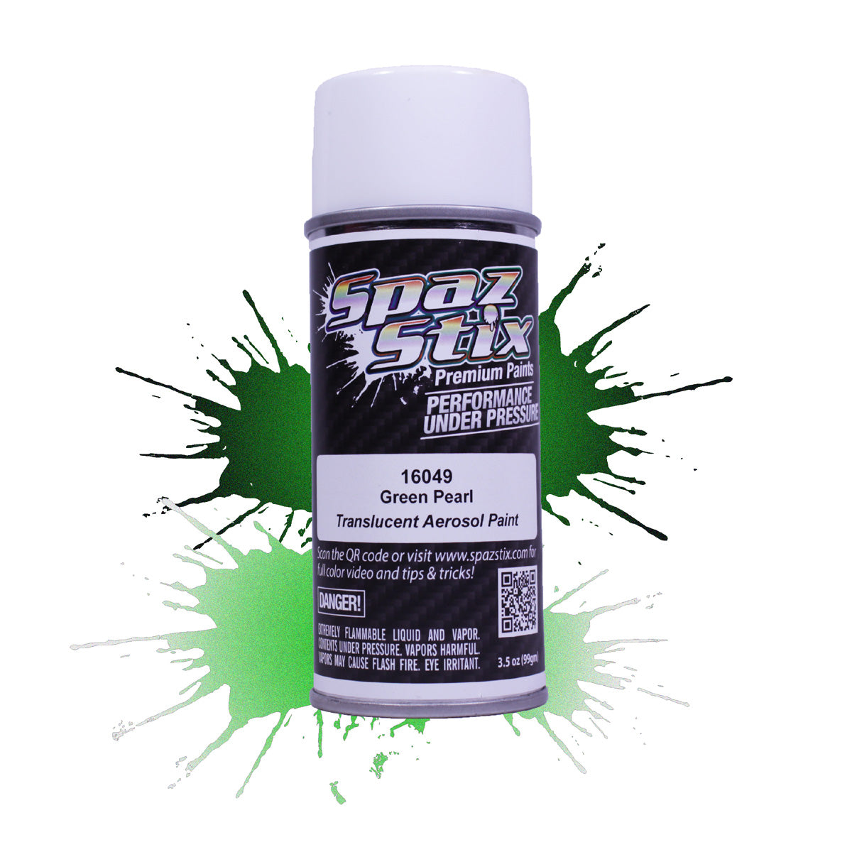 Spaz Stix "Green Pearl" Spray Paint (3.5oz)