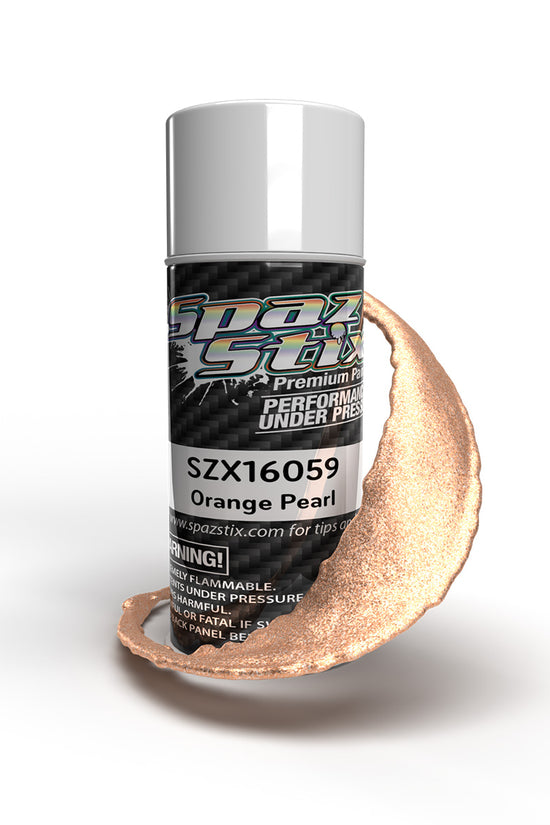 Spaz Stix Orange Pearl Aerosol Paint, 3.5oz Can