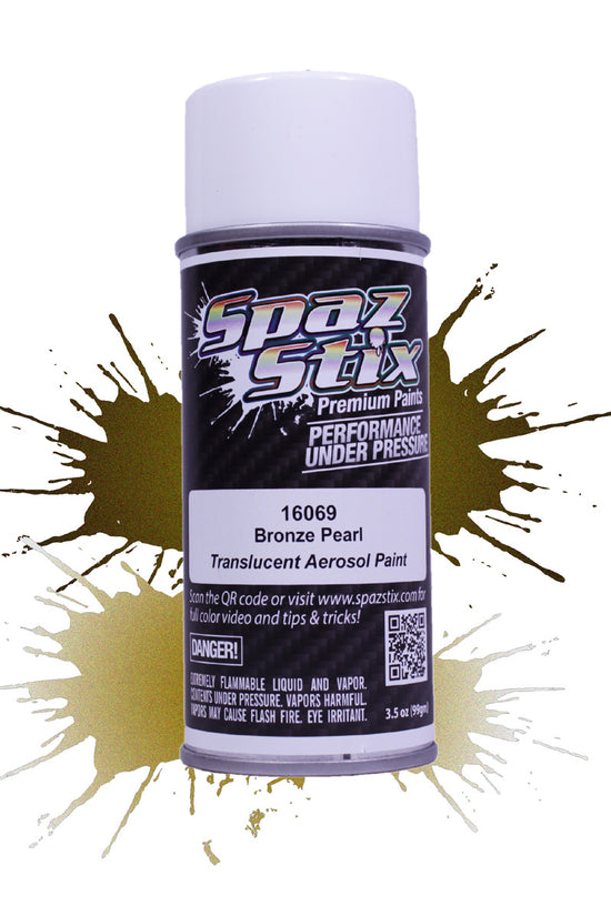 Spaz Stix Bronze Pearl Aerosol Paint, 3.5oz Can