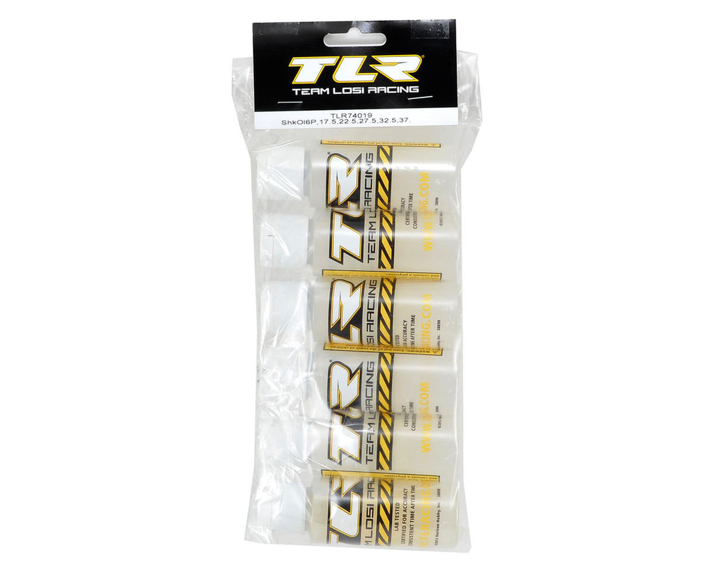 Team Losi Racing Silicone Shock Oil Six Pack (2oz) (17.5, 22.5, 27.5, 32.5, 37.5, 42.5wt)