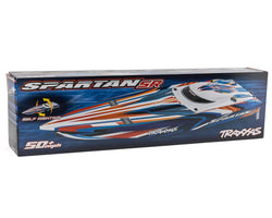 Traxxas Spartan® SR 6S High-Performance Brushless RTR Race Boat (Orange) w/TQi™ 2.4GHz Radio & TSM®