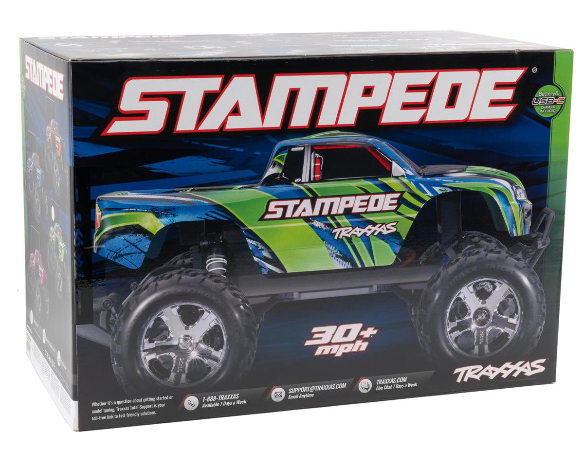 Traxxas Stampede HD 1/10 RTR 2WD Electric Monster Truck (Pink) w/XL-5 ESC, TQ 2.4GHz Radio, Battery & USB-C Charger