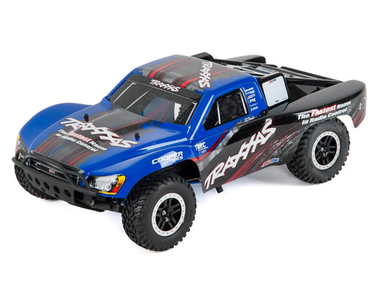 Traxxas Nitro Slash 3.3 1/10 2WD RTR SC Truck (Blue) w/TQ 2.4GHz Radio, TSM, Battery & DC Charger