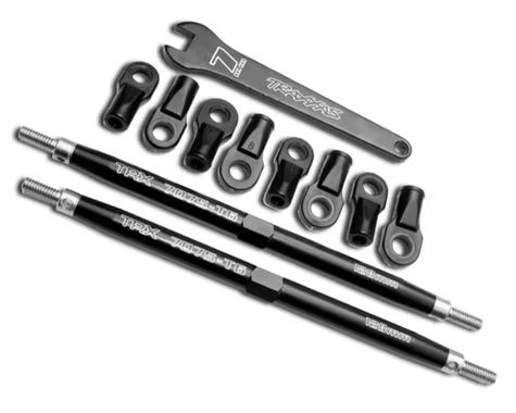 Traxxas Front/Rear Aluminum Toe Links (Black)