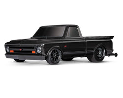 Traxxas Drag Slash 1/10 2WD RTR No Prep Truck w/1967 Chevrolet C10 Body (Black) TQi 2.4GHz Radio & TSM