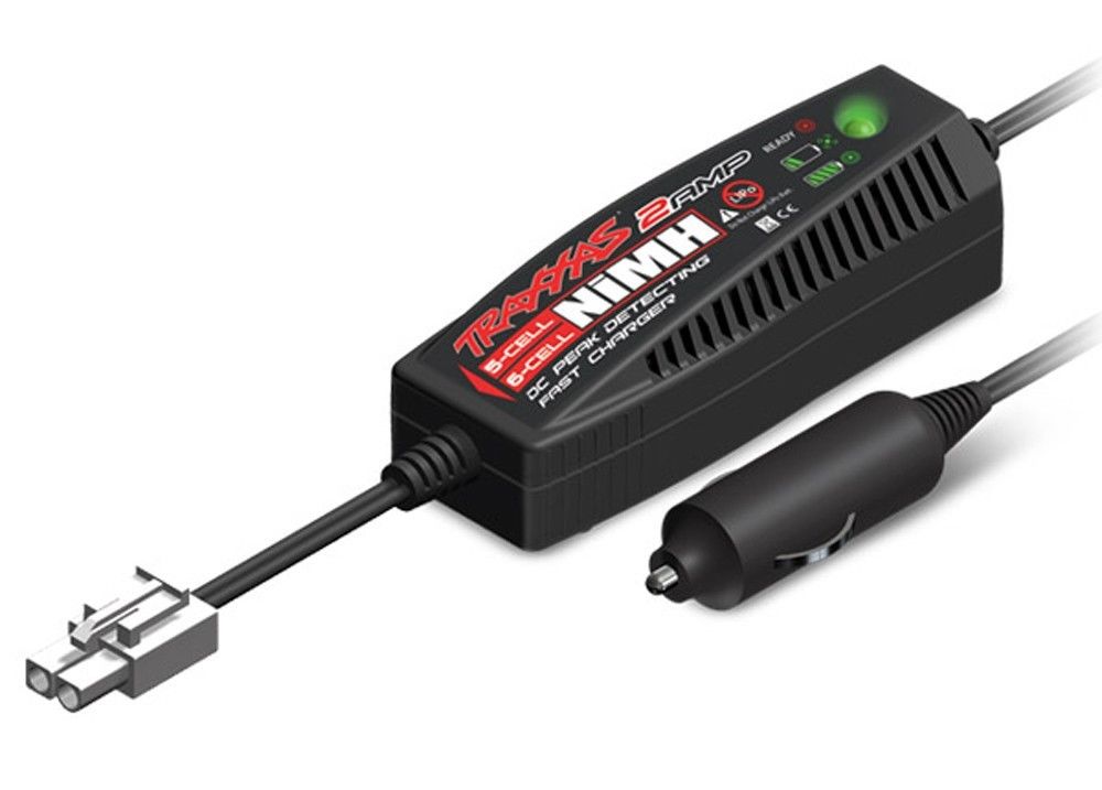 Traxxas 1/10 Jato 3.3 7.2V NiMH 1800 mAh Battery & 2 AMP Car Charger 6 Cell - BOBBYRC