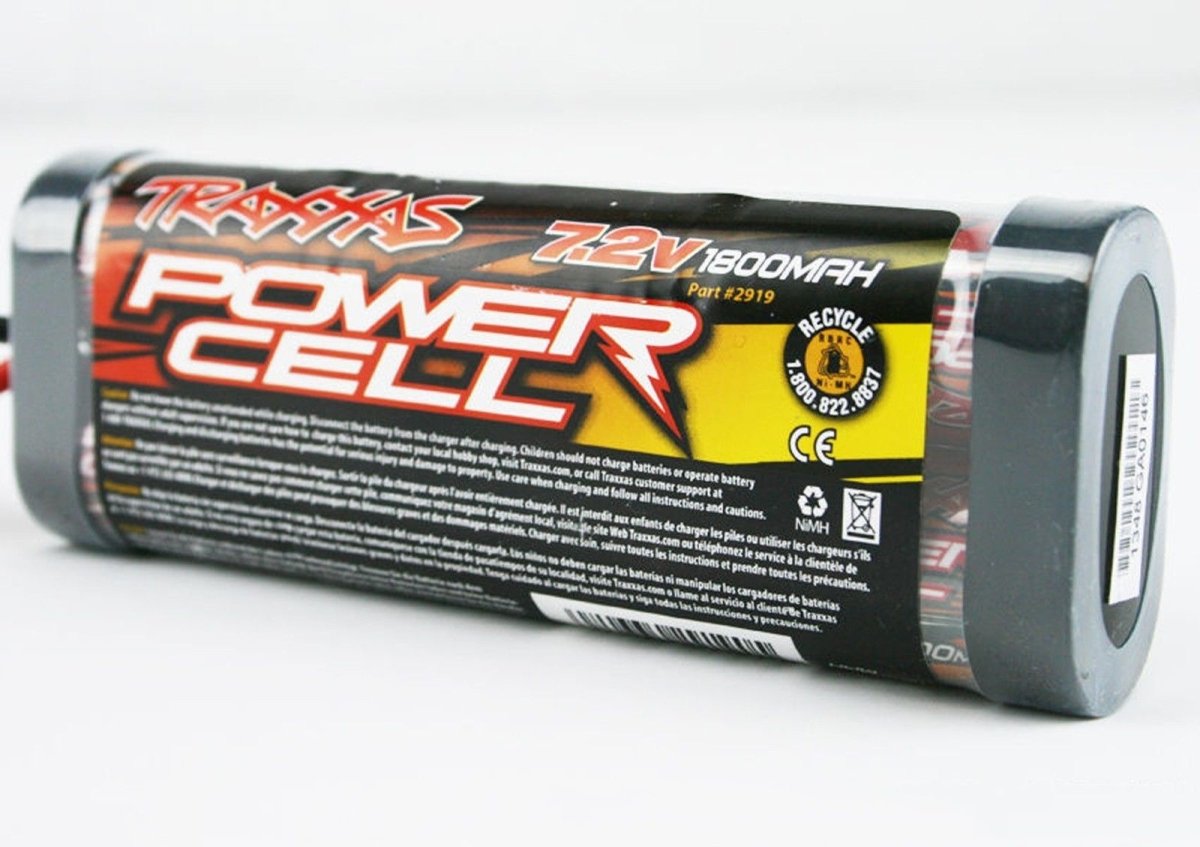 Traxxas Nitro Rustler 2.5 7.2V NiMH 1800 mAh Battery , 2 Amp Car Charger - BOBBYRC