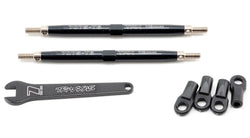 Traxxas 5141A T-Maxx E-Maxx Black 7075-T6 Aluminum Front Toe Link Tubes w/Wrench