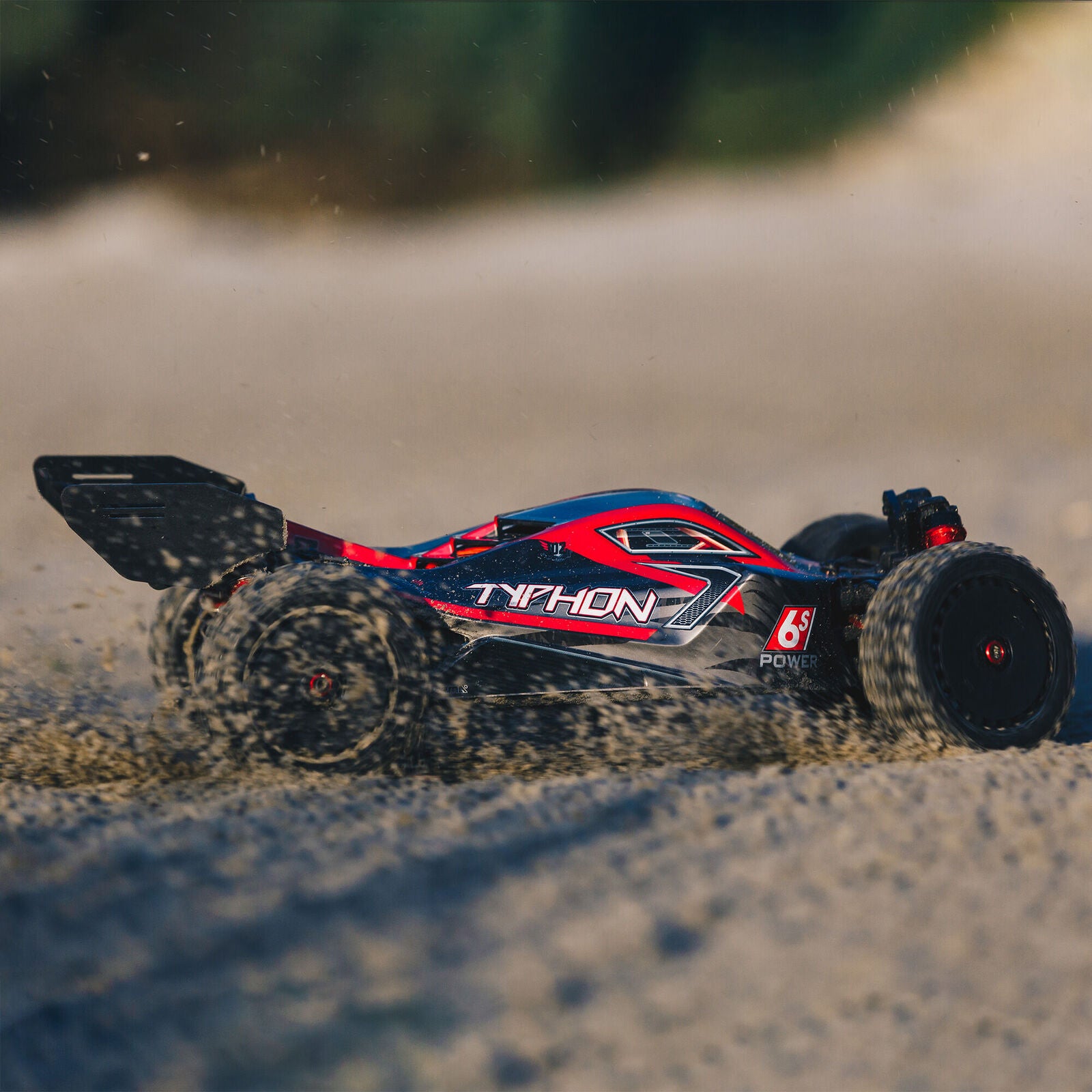 Arrma Typhon 6S BLX Brushless RTR 1/8 4WD Buggy (Red/Black) (V5) w/SLT3 2.4GHz Radio
