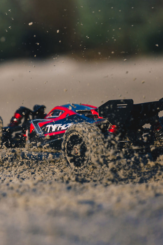 Arrma Typhon 6S BLX Brushless RTR 1/8 4WD Buggy (Red/Black) (V5) w/SLT3 2.4GHz Radio