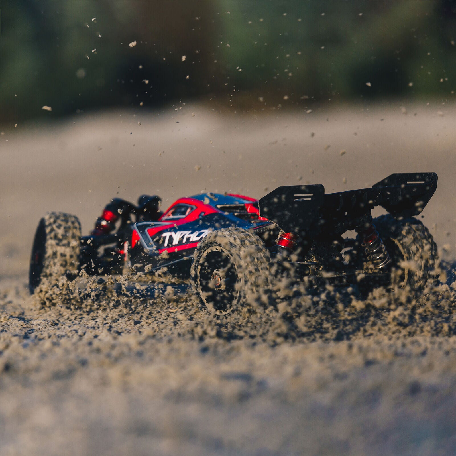 Arrma Typhon 6S BLX Brushless RTR 1/8 4WD Buggy (Red/Black) (V5) w/SLT3 2.4GHz Radio