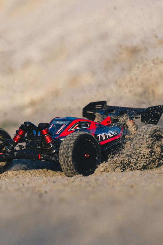 Arrma Typhon 6S BLX Brushless RTR 1/8 4WD Buggy (Red/Black) (V5) w/SLT3 2.4GHz Radio