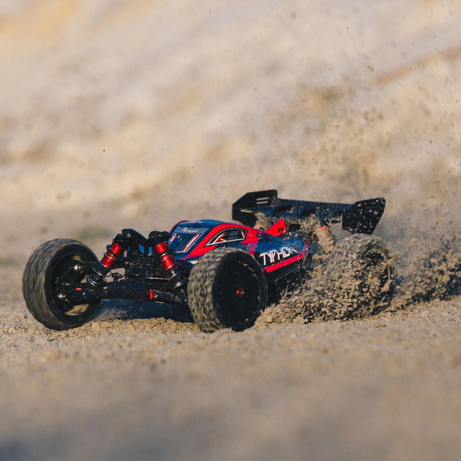 Arrma Typhon 6S BLX Brushless RTR 1/8 4WD Buggy (Red/Black) (V5) w/SLT3 2.4GHz Radio