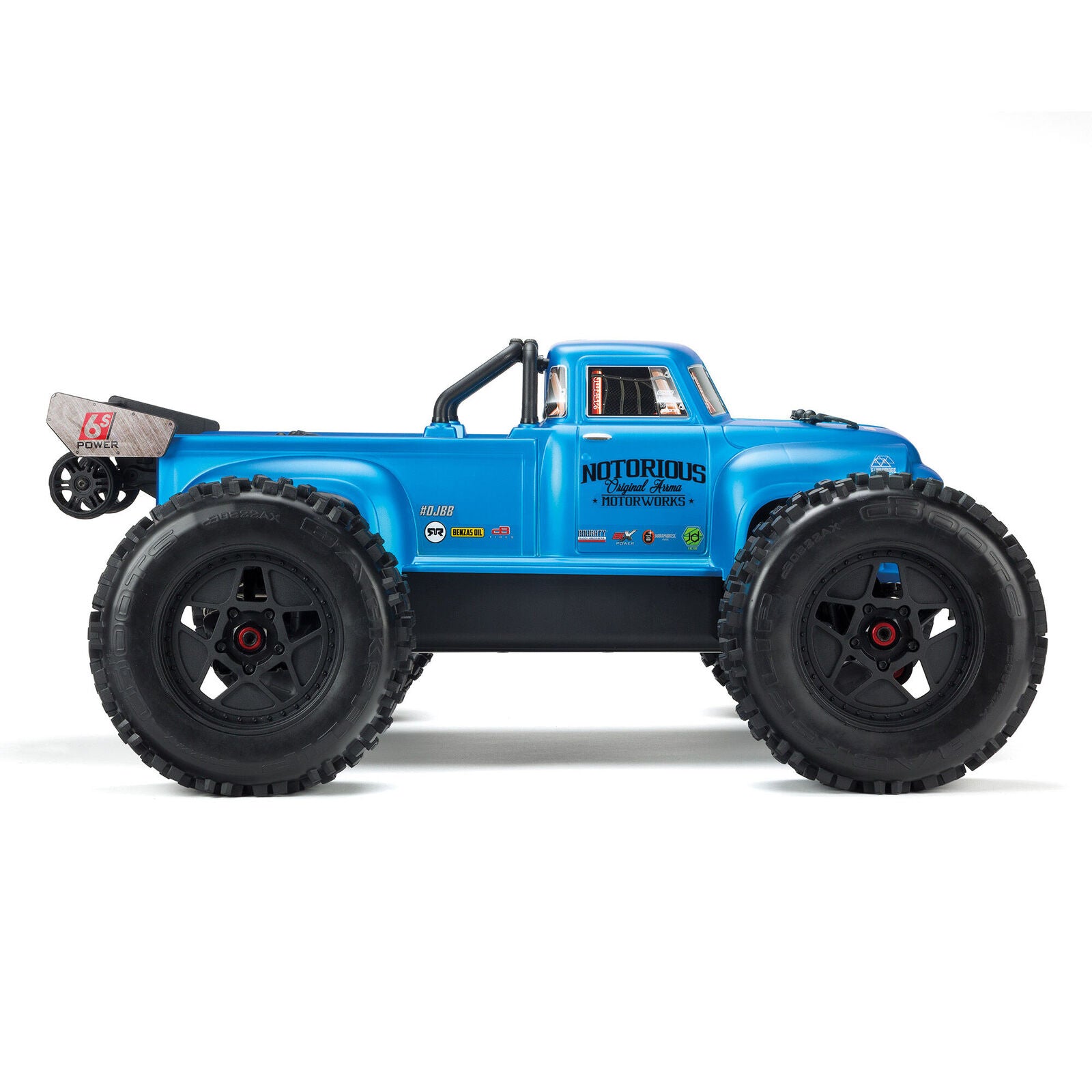 Arrma Notorious 6S BLX Brushless RTR 1/8 Monster Stunt Truck (Blue) (V5) w/SLT3 2.4GHz Radio
