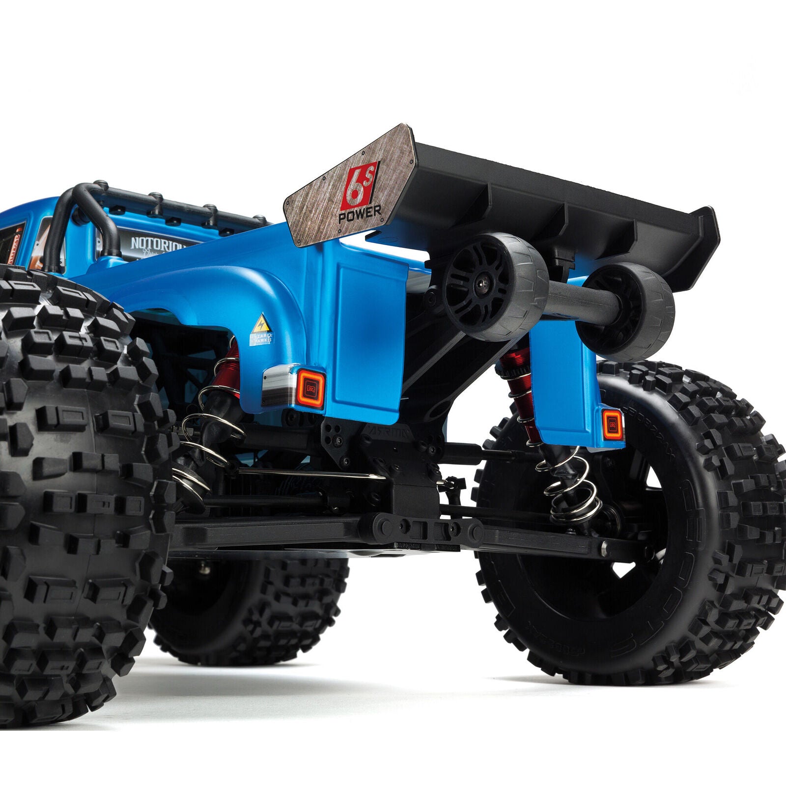Arrma Notorious 6S BLX Brushless RTR 1/8 Monster Stunt Truck (Blue) (V5) w/SLT3 2.4GHz Radio