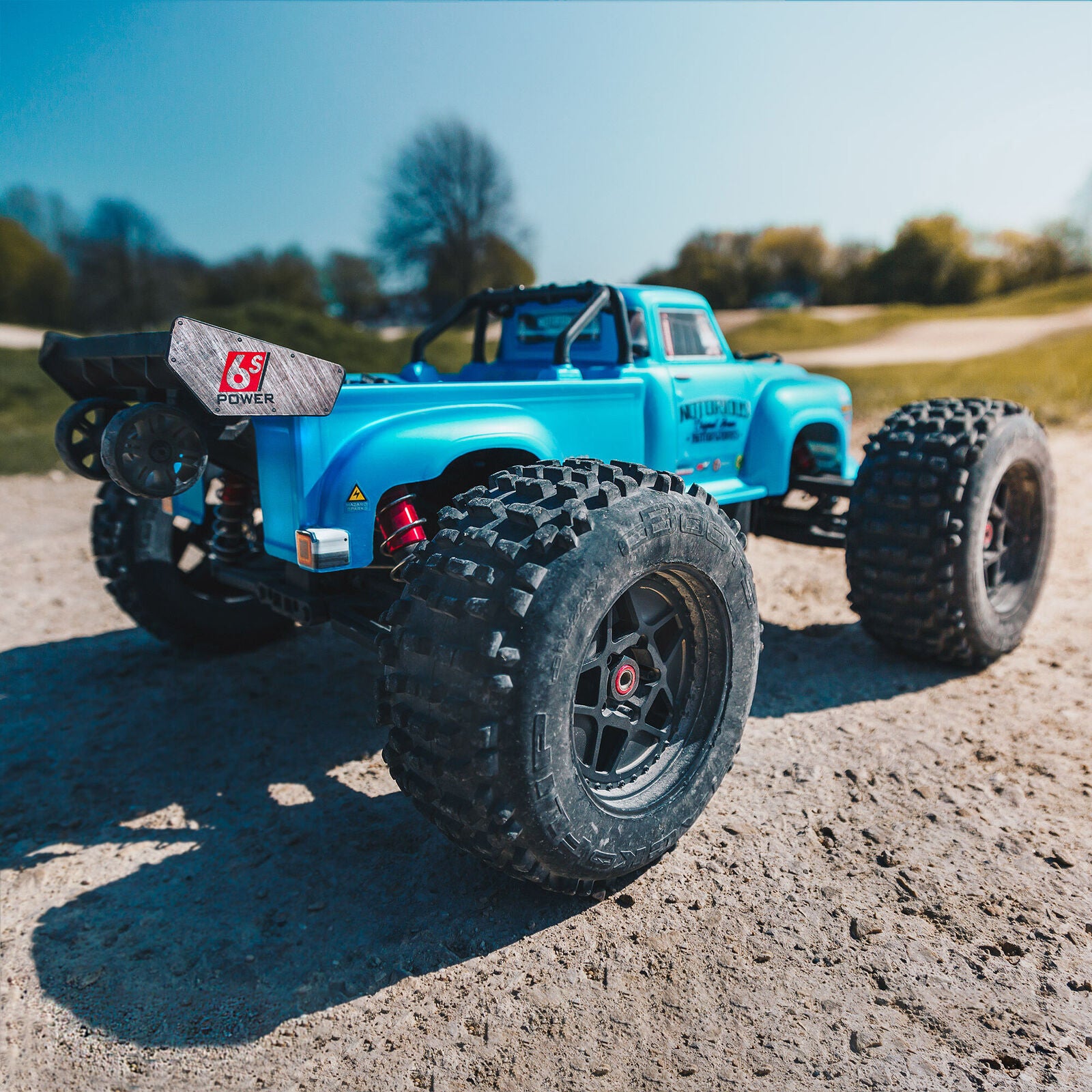 Arrma Notorious 6S BLX Brushless RTR 1/8 Monster Stunt Truck (Blue) (V5) w/SLT3 2.4GHz Radio