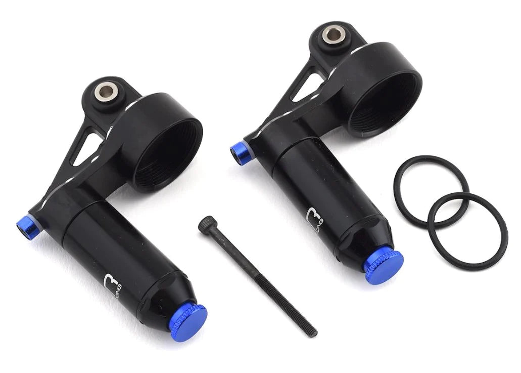 Hot Racing XMX156R01 Aluminum Reservoir Shock Upgrade Kit (2) Traxxas X Maxx