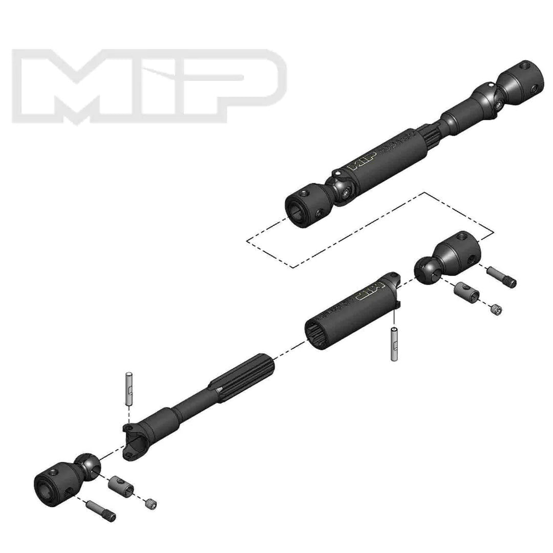 MIP18250 HD Driveline Kit: TRX-4, 79 Bronco Ranger XLT,