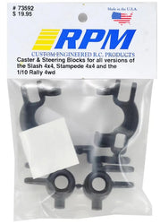 RPM 73592 Caster Blocks and Steering Blocks for Slash Stampede Rally Hoss 4x4 VXL