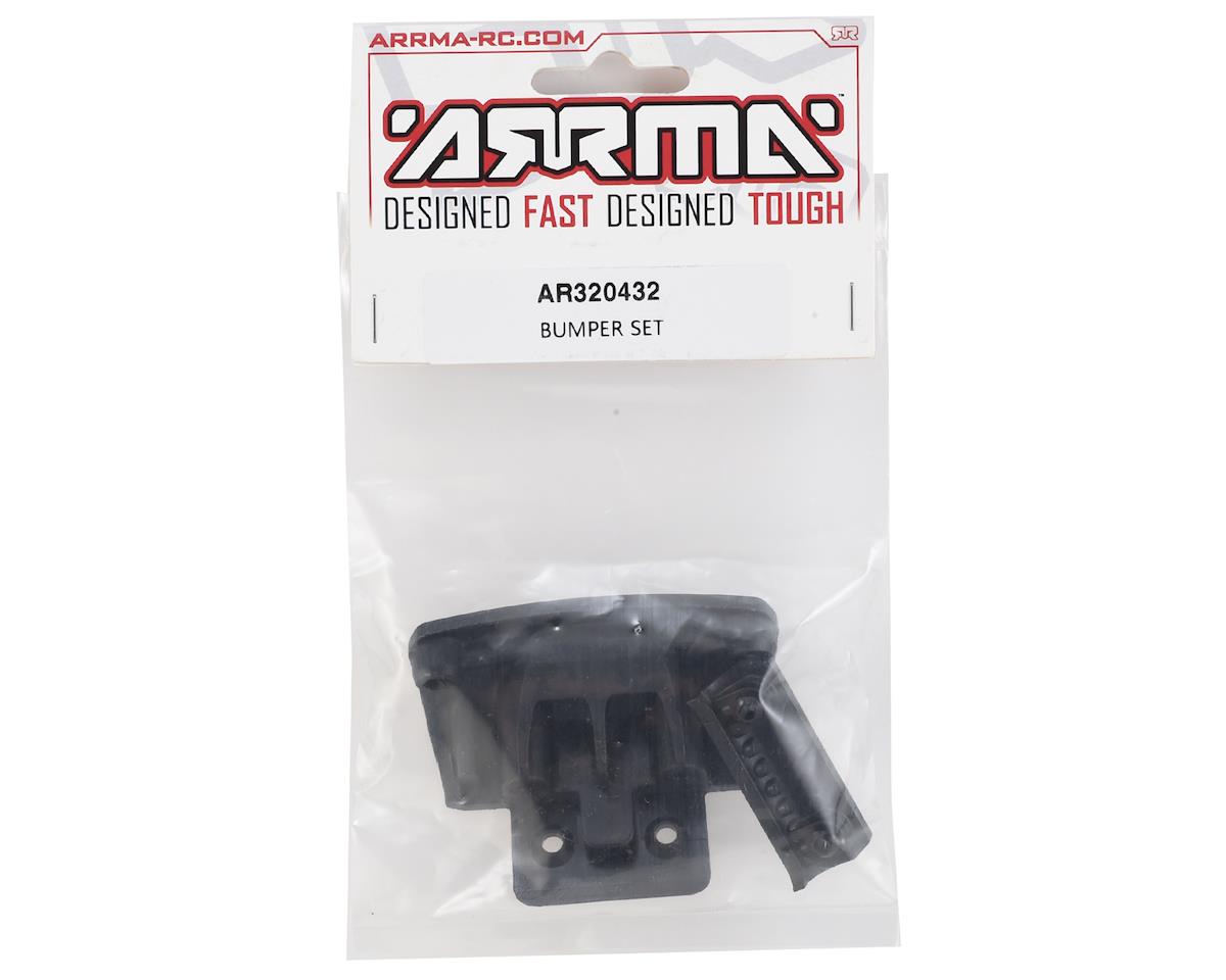 Arrma 320432 Black Front & Rear Bumper Typhon Kraton 6S BLX