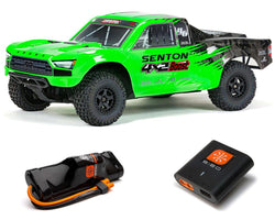 Arrma Senton 4X2 BOOST 1/10 Electric RTR Short Course Truck (Green) w/SLT2 2.4GHz Radio, Battery & Charger