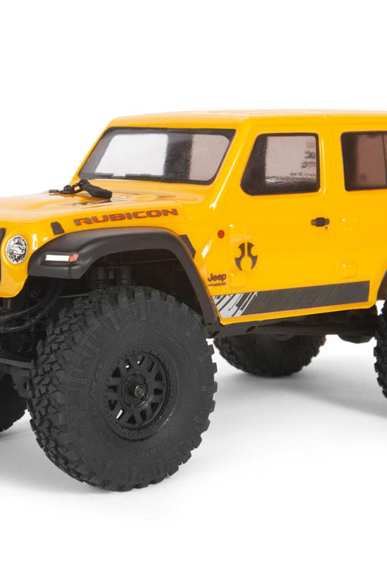 Axial SCX24 2019 Jeep Wrangler JLU CRC 1/24 4WD RTR Scale Mini Crawler (Yellow) w/2.4GHz Radio