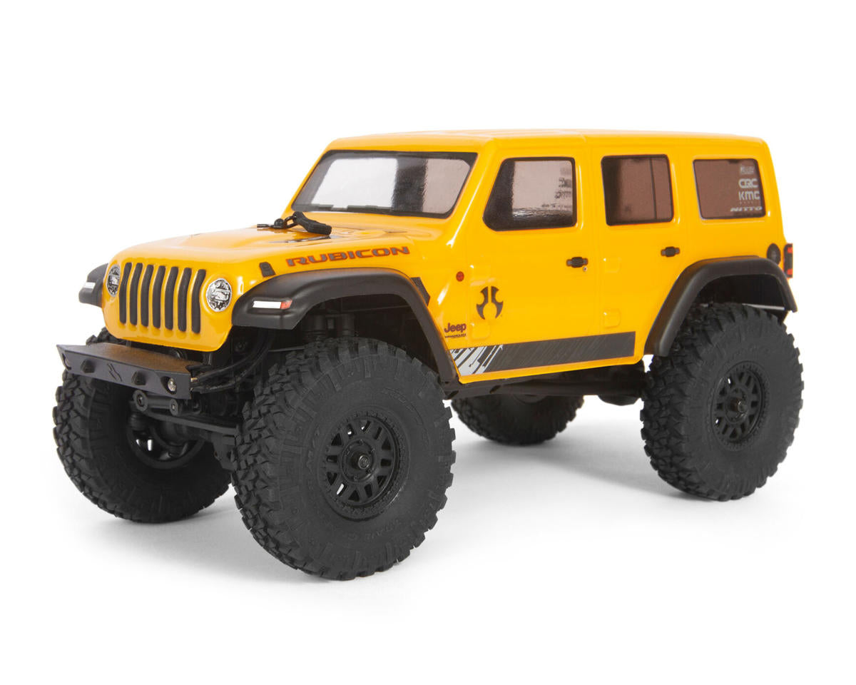 Axial SCX24 2019 Jeep Wrangler JLU CRC 1/24 4WD RTR Scale Mini Crawler (Yellow) w/2.4GHz Radio