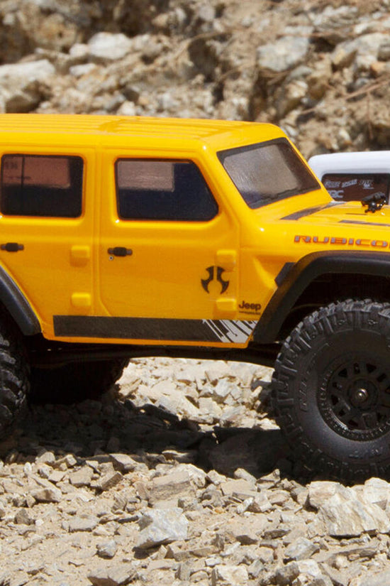 Axial SCX24 2019 Jeep Wrangler JLU CRC 1/24 4WD RTR Scale Mini Crawler (Yellow) w/2.4GHz Radio