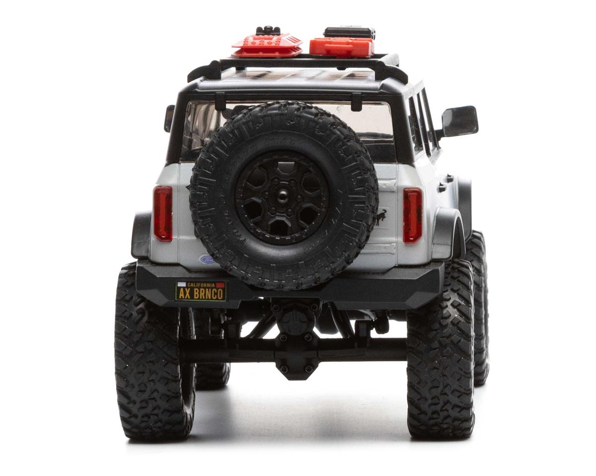 Axial SCX24 2021 Ford Bronco Hard Body 1/24 4WD RTR Scale Mini Crawler (Grey) w/2.4GHz Radio