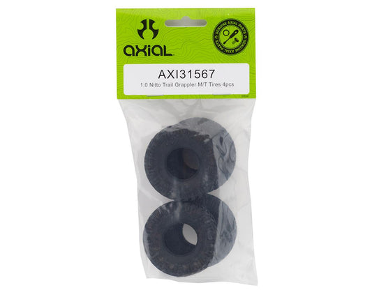 Axial 31567 SCX24 1.0 Nitto Trail Grappler M/T Tires (4)