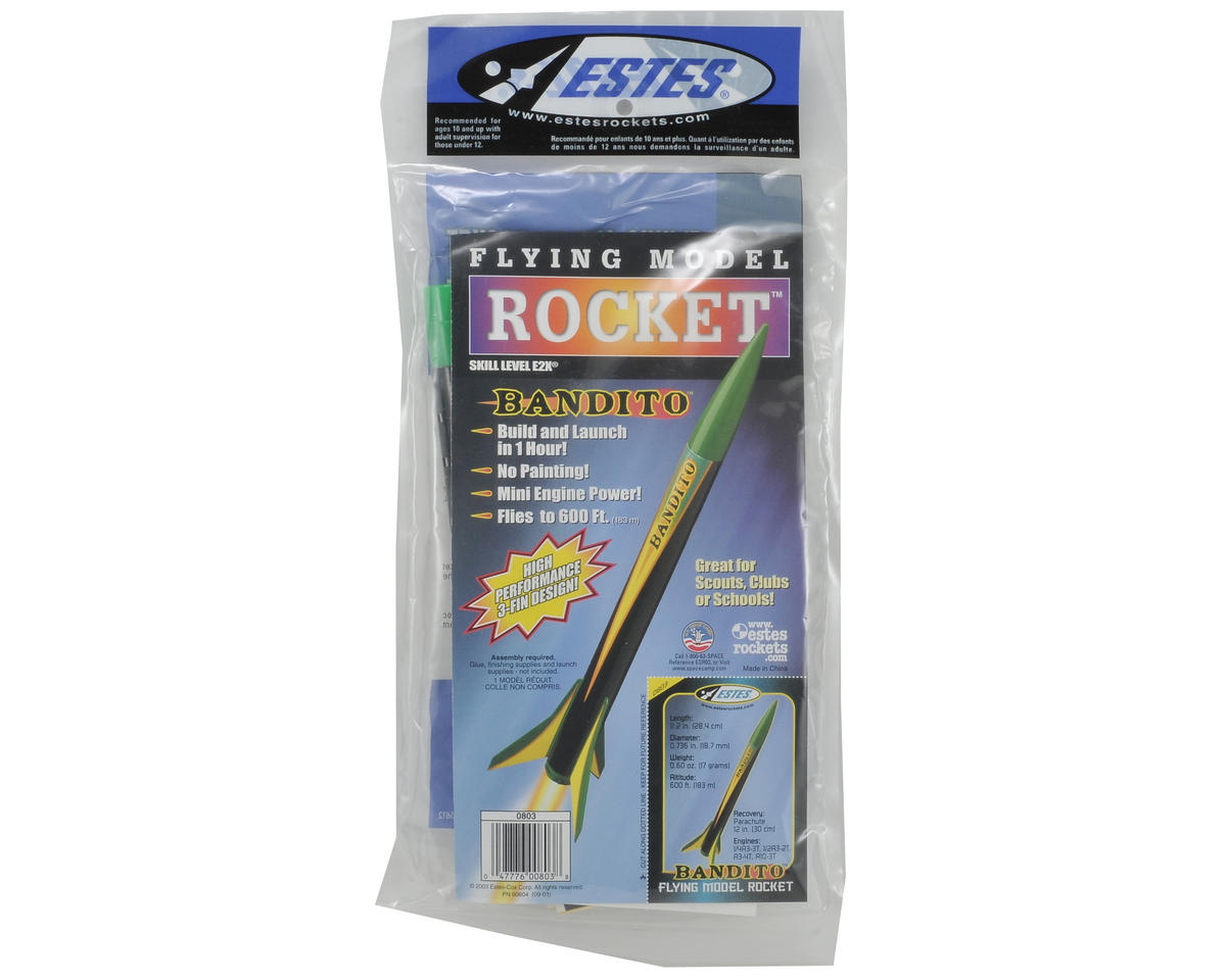 Estes Bandito Beginner Model Rocket Kit (13mm Mini Engine)