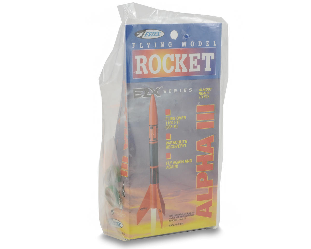 Estes Alpha III Beginner Model Rocket Kit (18mm Standard Engine)