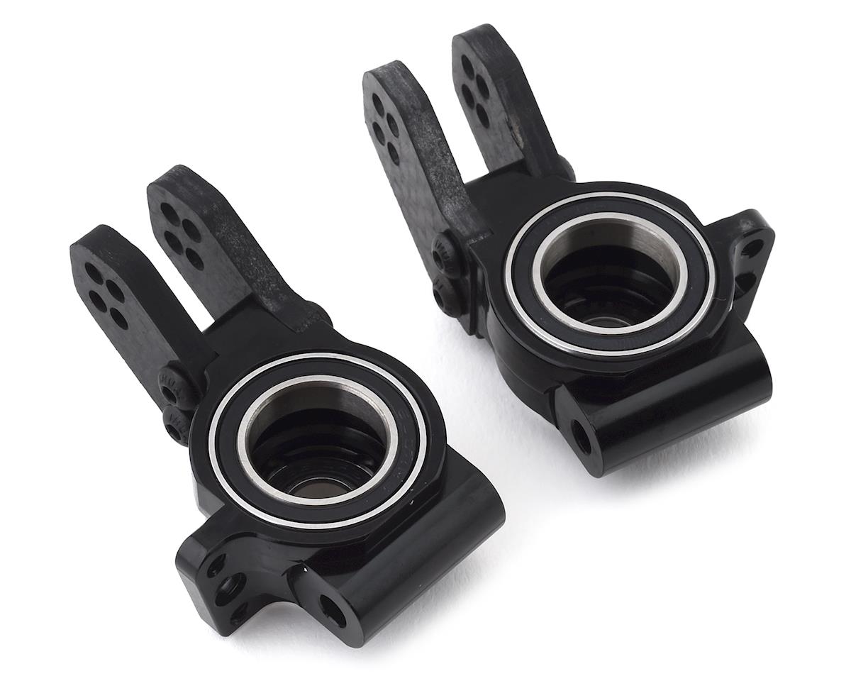 Hot Racing Arrma 6S Aluminum Rear Hubs w/Heavy Duty Bearings (Black) (2)
