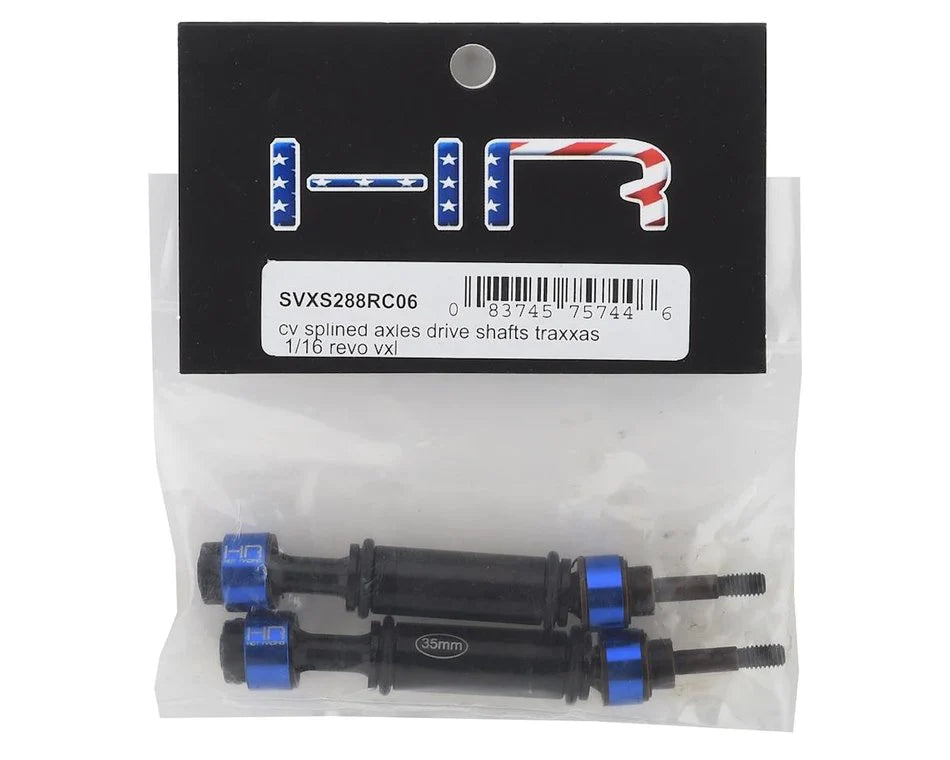 Hot Racing SVXS288RC06 Cv Splined Axles Drive Shafts Traxxas 1/16 Revo VXL