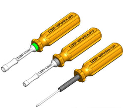 Losi Mini-T 2.0 Series Wrench Set, Metric (4.0mm, 5.5mm Nut Driver & 1.5mm Hex)