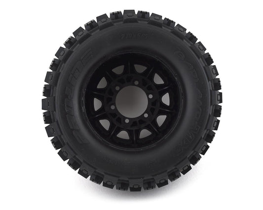 Pro-Line Badlands MX28 2.8" Tires on Raid Front Rear Adj. Offset Wheels 12mm Hex