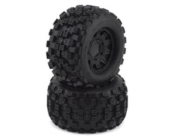 Pro-Line Badlands MX28 2.8" Tires on Raid Front Rear Adj. Offset Wheels 12mm Hex