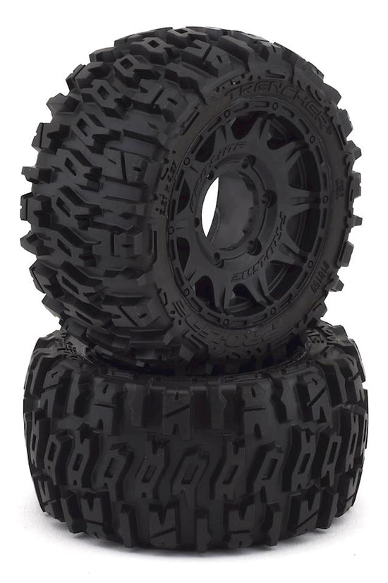 Pro-Line Trencher LP 2.8 Low Profile Tires on Raid Adj Offset Wheels 12mm Hex