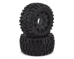 Pro-Line Trencher LP 2.8 Low Profile Tires on Raid Adj Offset Wheels 12mm Hex