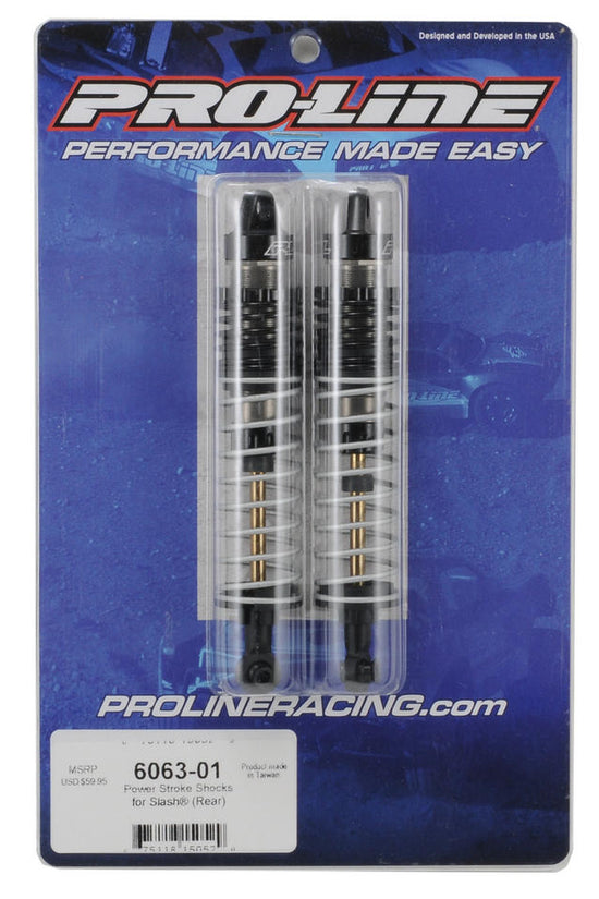 Pro-Line 606301 PowerStroke Rear Shocks (2) Slash 2wd 4x4