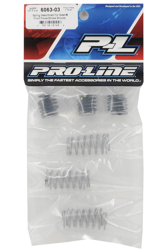 Pro-Line PowerStroke Front Shock Spring Tuning Set (6)