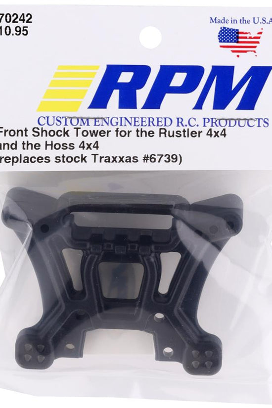 RPM 70242 Front Shock Tower For Hoss Rustler 4X4