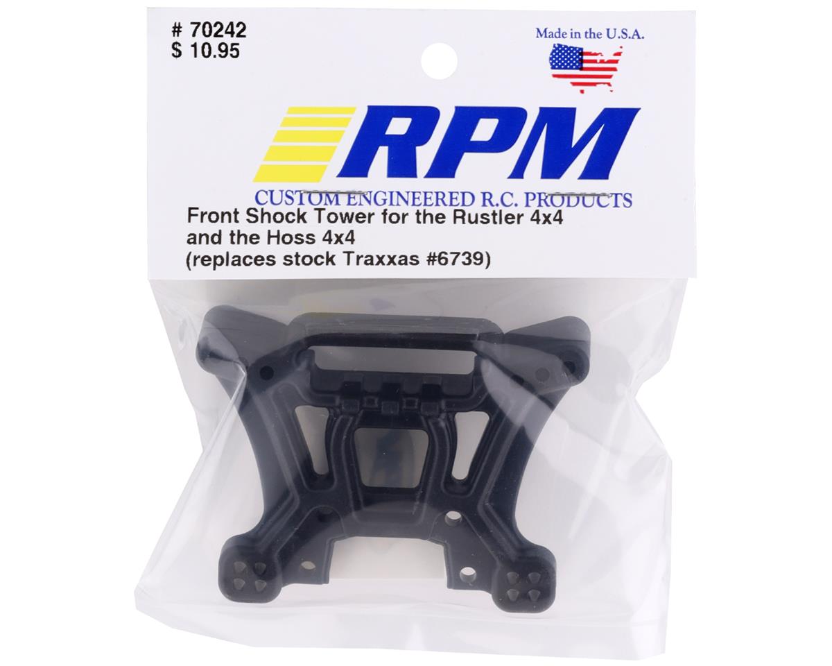 RPM 70242 Front Shock Tower For Hoss Rustler 4X4