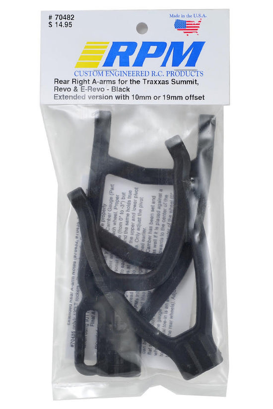 RPM 70482 Rear Right Suspension A-Arms For Summit Revo 3.3 E-Revo 2.0 VXL